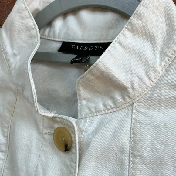 White Utility Jacket Talbots - Picture 3 of 8